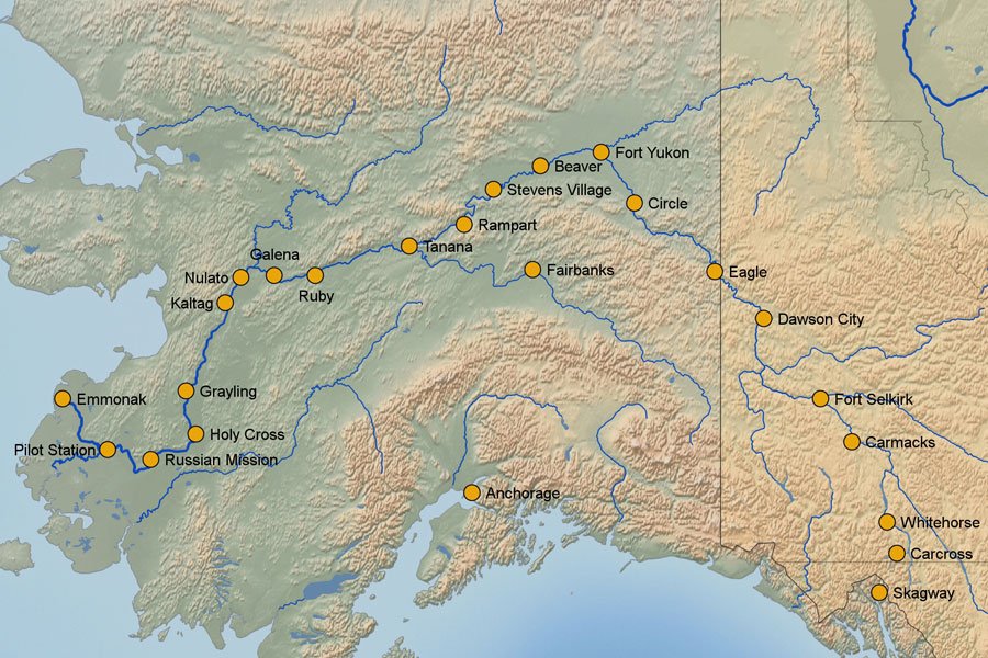 Юкон к какому бассейну. Река Юкон на карте. Бассейн реки Юкон. Река Юкон Аляски карта. Река Юкон на карте Северной Америки.